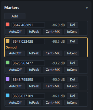 Panneau markers DeepaceRTSA